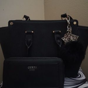 H&M Black Crossbody Bag w/ Gold Hardware